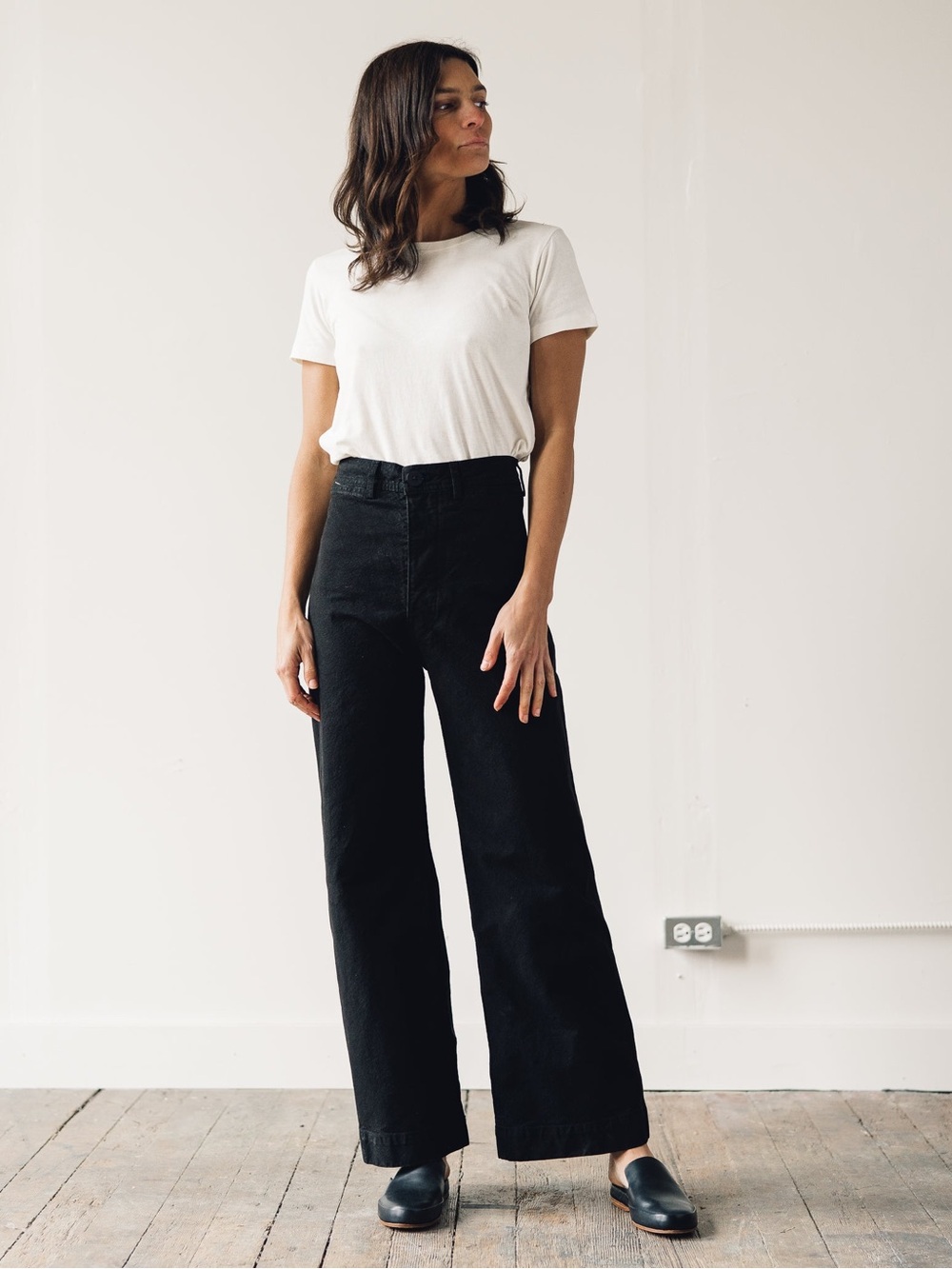 ICONIC Jesse Kamm Black Sailor Pants